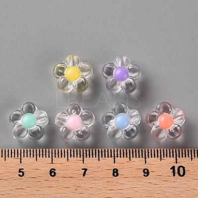 Transparent Acrylic Beads X-TACR-S152-06A-1
