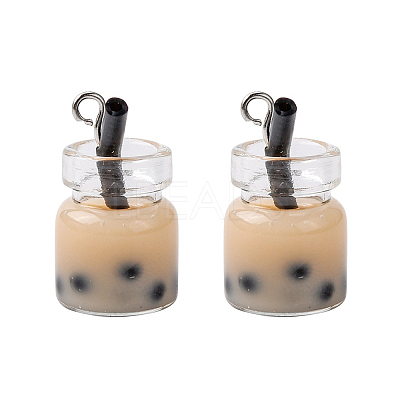 Glass Bottle Pendants LS-CRES-S359-01B-1