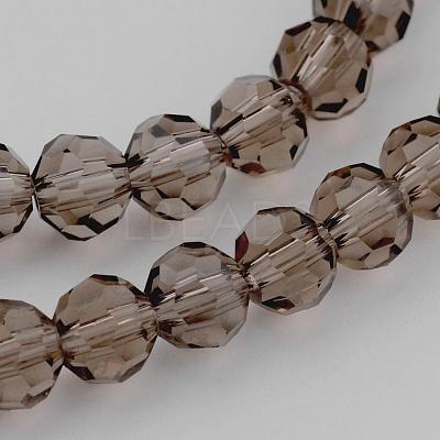 Transparent Glass Bead Strands GLAA-G013-6mm-63-1