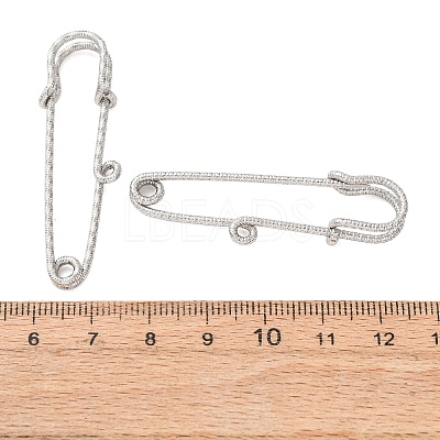 304 Stainless Steel Safety Pins Brooch Findings STAS-C181-01E-P-1