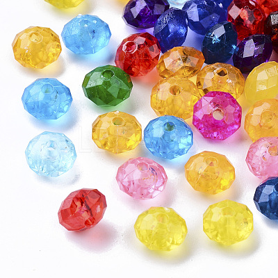 Transparent Plastic Beads KY-I004-02-1