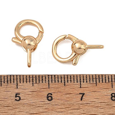 SHEGRACE Brass Spring Ring Clasps XGRQ58922-786G-1
