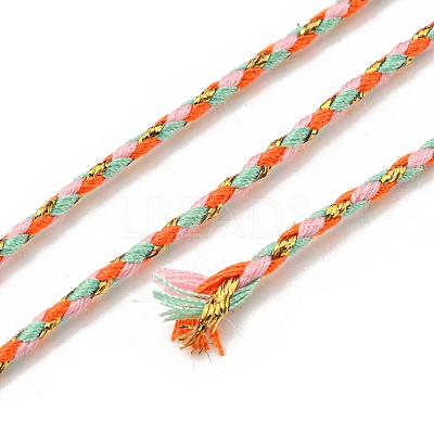 4-Ply Polycotton Cord with Metallic Thread OCOR-Z003-C20-1