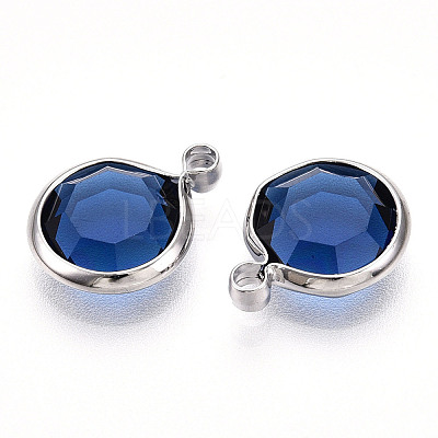 K9 Glass Charms GLAA-T023-37B-06-1