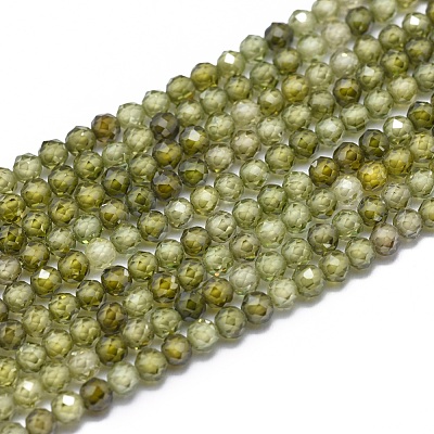 Cubic Zirconia Beads Strands G-G792-47-04B-1