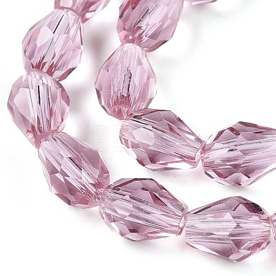 Transparent Glass Beads Strands EGLA-N013-T4mm-D02-1