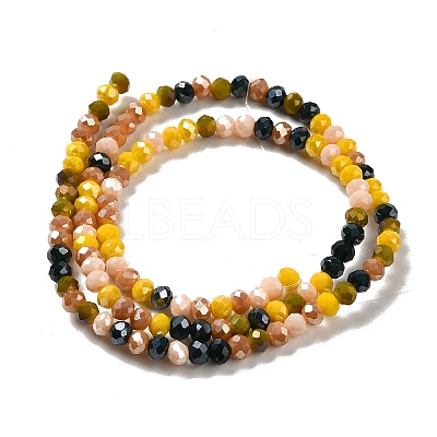 Glass Beads Strands EGLA-A034-M4mm-20-1