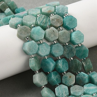 Natural Amazonite Beads Strands G-P534-A07-02-1