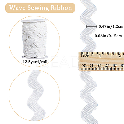 Polyester Wavy Fringe Trim OCOR-GF0003-44D-06-1