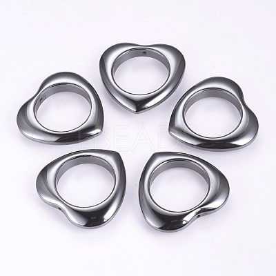 Non-Magnetic Synthetic Hematite Pendants G-P061-14A-1