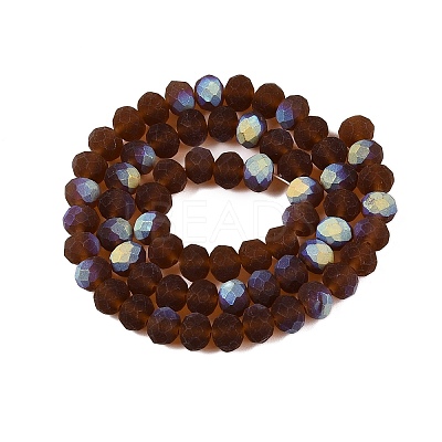 Transparent Glass Beads Strands EGLA-A044-T8mm-MB02-1