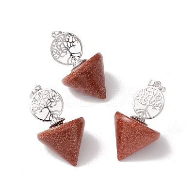 Natural & Synthetic Gemstone Pendants G-E150-04P-1