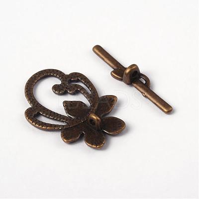 Tibetan Style Toggle Clasps MLF0677Y-NF-1