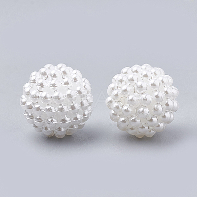 Imitation Pearl Acrylic Beads LS-OACR-T004-12mm-20-B-1