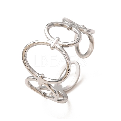 304 Stainless Steel Cuff Open Rings SA-CBA4160-36P-1