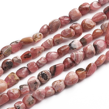 Natural Rhodonite Beads Strands X-G-D0002-B23-1