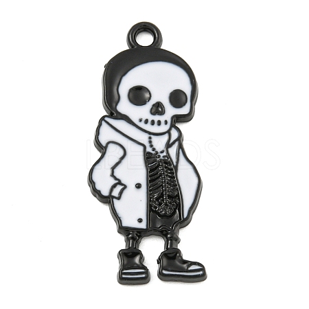 Halloween Alloy Enamel Pendants ENAM-M220-02A-B-1