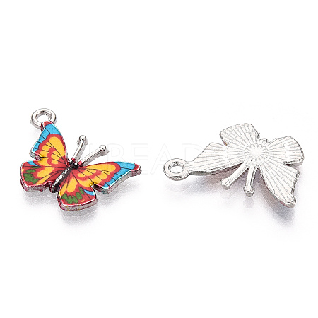 Printed Alloy Pendants PALLOY-R111-14F-1