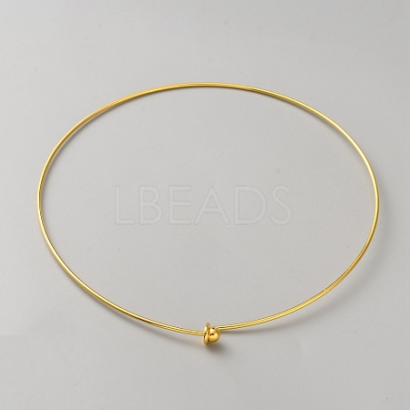 Iron Choker Necklace Making NJEW-WH0002-251G-1