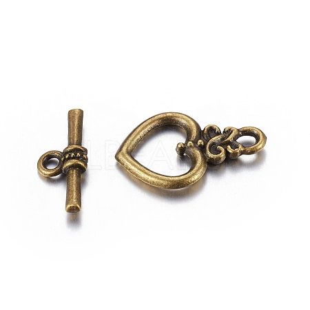 Tibetan Style Toggle Clasps X-MLF1526Y-NF-1