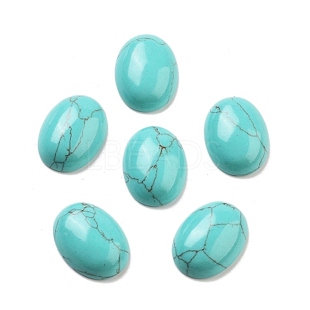 Synthetic Turquoise Cabochons G-G145-01B-50-1