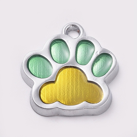 Alloy Enamel Pendants ENAM-TAC0001-06B-1