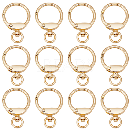 12Pcs Alloy Swivel Clasp FIND-SC0010-10KCG-1