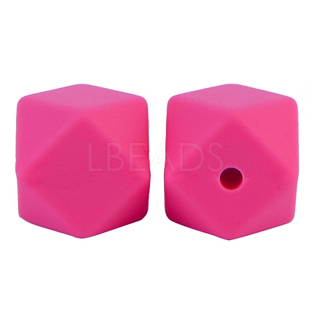 Octagon Food Grade Silicone Beads PW-WG43860-23-1