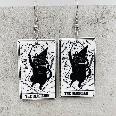 Cartoon Theme Acrylic Dangle Earrings FS-WG40F70-08-1