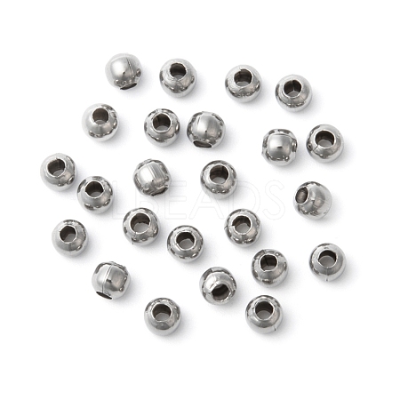 304 Stainless Steel Beads STAS-I021-6mm-1