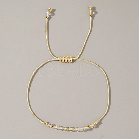 Natural Birthstone Braided Bead Bracelets for Women X-VA8051-4-1