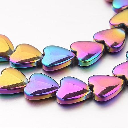 Electroplate Non-magnetic Synthetic Hematite Bead Strands G-F300-22C-02-1