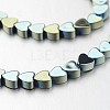Electroplate Non-magnetic Synthetic Hematite Bead Strands G-F300-23A-3