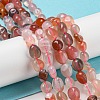 Natural Red Agate Beads Strands G-P497-01A-12-2