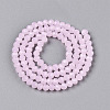 Glass Beads Strands EGLA-A044-J4mm-D02-3