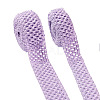 2 Rolls 2 Sizes Polyester Elastic Ribbon EW-TA0001-02E-2