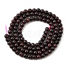Natural Garnet Gemstone Bead Strands G-R263-4mm-2
