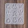 Christmas Pendants DIY Silicone Mold DIY-K073-19D-2