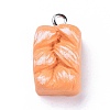 Bread Theme Resin Pendants RESI-K009-13P-18