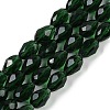 Transparent Glass Beads Strands EGLA-N013-T8mm-D15-1