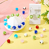 40Pcs 8 Colors Handmade Lampwork Beads LAMP-TA0001-54A-7