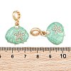 Alloy Enamel European Dangle Charms AL-CBAC2D3-04G-02-3