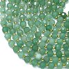 Natural Green Aventurine Beads Strands G-K389-E33-01-3