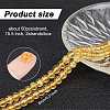 2 Strands Synthetic Citrine Beads Strands G-GO0001-26B-2