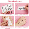 Gorgecraft 12 Sheets 6 Style Cool Sexy Body Art Removable Temporary Tattoos Paper Stickers DIY-GF0007-12-6