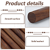 Black Walnut Round Stick WOOD-WH0131-39-4