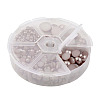 1Box ABS Plastic Imitation Pearl Dome Cabochons SACR-JP0001-49-2
