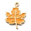 Thanksgiving Day Alloy Enamel Pendants ENAM-D060-01B-KCG-1