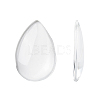 Transparent Teardrop Glass Cabochons GGLA-R024-30x20-1