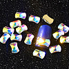 Glass Rhinestone Flat Back Cabochons MRMJ-T009-037-28-1